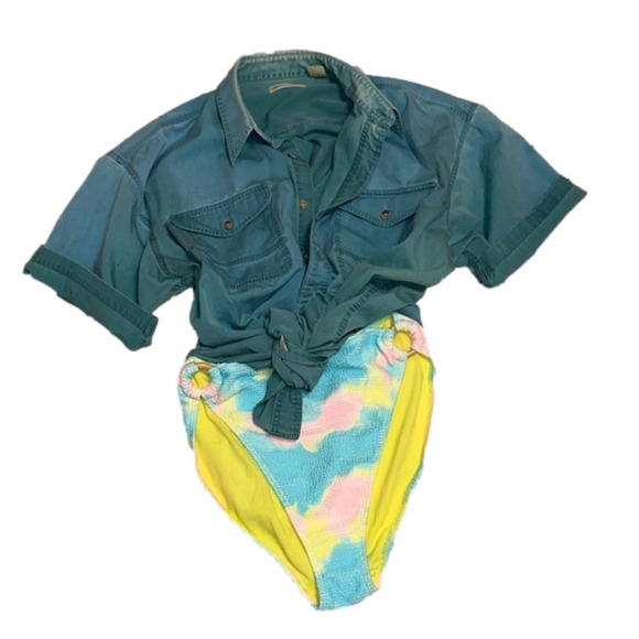 VINTAGE St. John’s Bay Button Down Shirt Size XL - Picture 1 of 14
